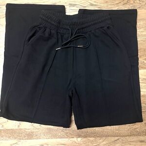 Women's Black Wide Leg Sweatpants